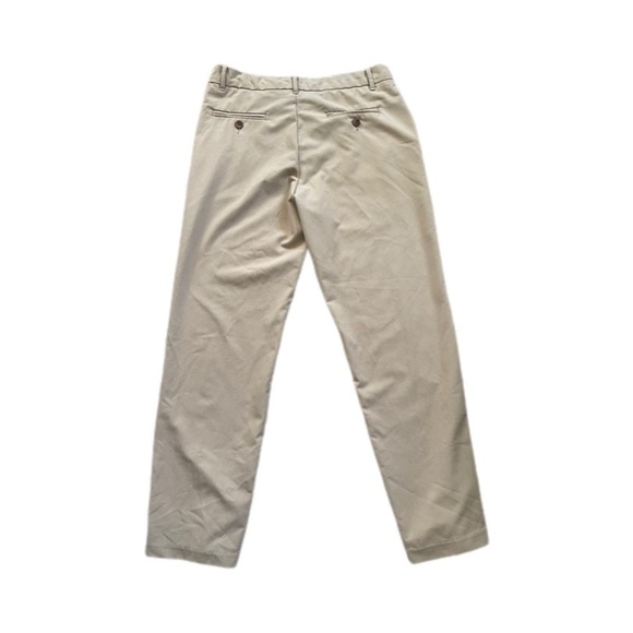 Izod Khaki Belted Uniform Casual Boys Dress Pants 14 Husky - Picture 2 of 9